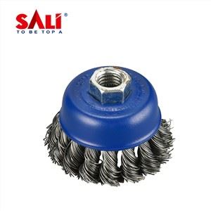 Vysoko kvalitná kefa M10 * 1,5 HCS Twisted Wire Cup