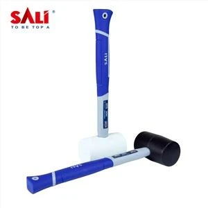 SALI 8/12/16/24oz čiernobiele gumené kladivo